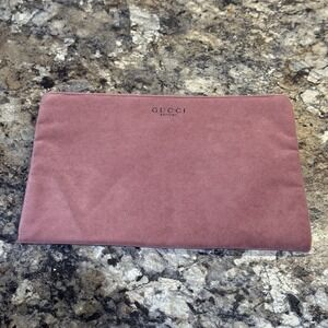 Gucci Parfums Rose Pink Cosmetic Bag new without tags